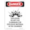 Signmission Safety Sign, OSHA Danger, 5" Height, Explosion Do Not Use, Portrait OS-DS-D-35-V-2339 - alternate 1